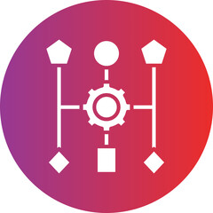 Vector Design Algorithm Icon Style