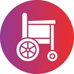 Vector Design Wheelchair Icon Style