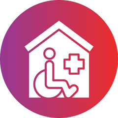 Vector Design Hospice Icon Style