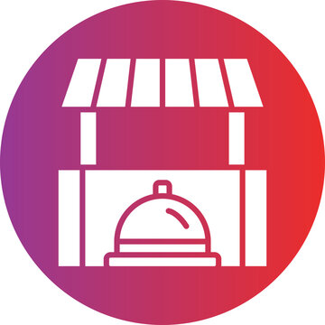Vector Design Food Cart Icon Style