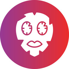 Vector Design Face Mask Icon Style
