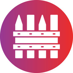 Fototapeta premium Vector Design Fence Icon Style