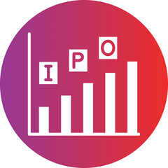 Vector Design IPO Icon Style
