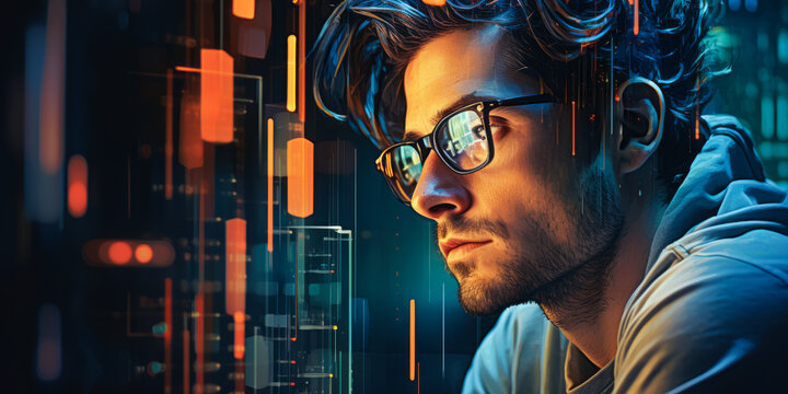 Building Digital Worlds: Computer Programmer Creating and Modifying Code