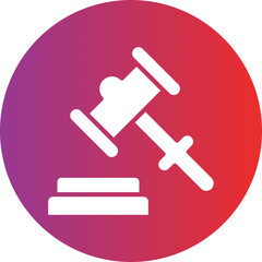 Vector Design Gavel Icon Style
