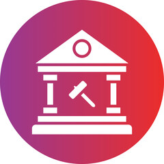 Vector Design Government Auction Icon Style