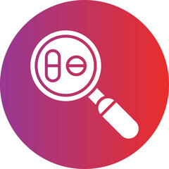 Vector Design Drug Discovery Icon Style