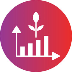 Vector Design Material Grown Icon Style