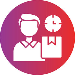 Vector Design Lead Time Icon Style