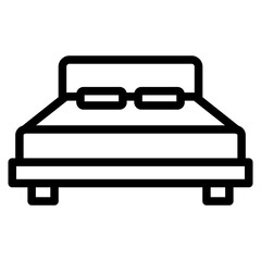 bed outline icon