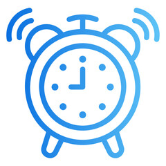 alarm gradient icon