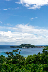 popular tourist destination. Aerial view of Sabang island in Aceh, Indonesia.