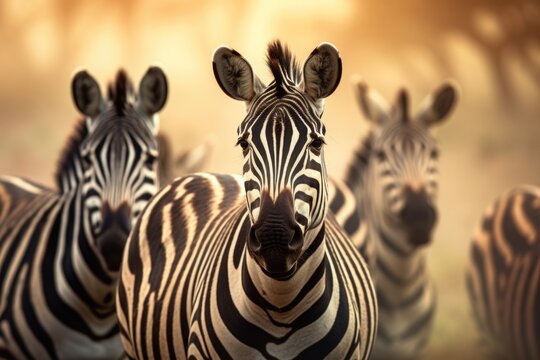 Zebras background