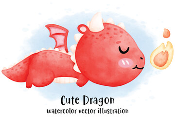 Cute Red Dragon, Dragon, Year of the dragon