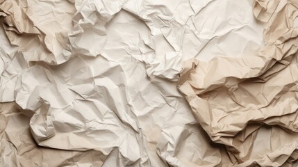 blank crumpled craft paper wallpaper background