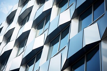 Abstract Architecture and modern facade.