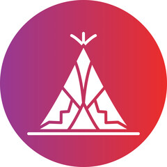 Desert Tipi Icon Style © designing ocean