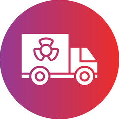 Nuclaer Truck Icon Style