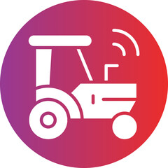 Smart Tractor Icon Style