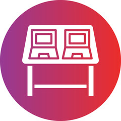 Co Work Space Icon Style