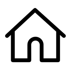 Home homepage icon symbol vector image. Illustration of the house real estate graphic property design image