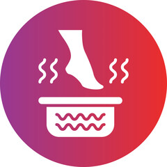 Foot Spa Icon Style