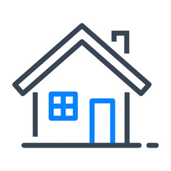 Fototapeta na wymiar Home homepage icon symbol vector image. Illustration of the house real estate graphic property design image