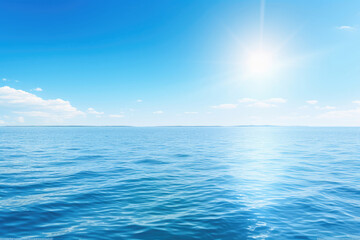 Obraz premium A sunny day by the ocean