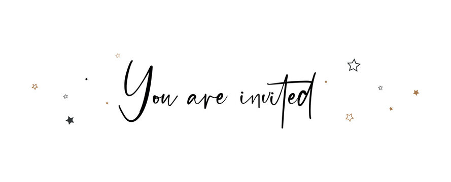 you are invited sign	