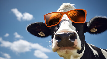Funny cow sunglasses farm