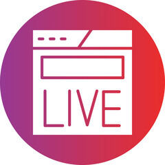 Live Stream Icon Style