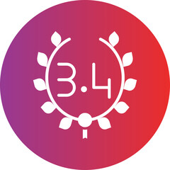 Obraz premium Magna Cum Laude Icon Style