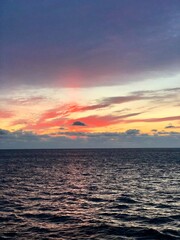 Fototapeta premium sunset over the sea