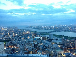 Naklejka premium 夜景