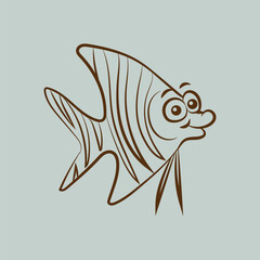 sea animals vector design, fish, crab, star fish, octopus, all kind of sea animal fish and animal design by illustrator