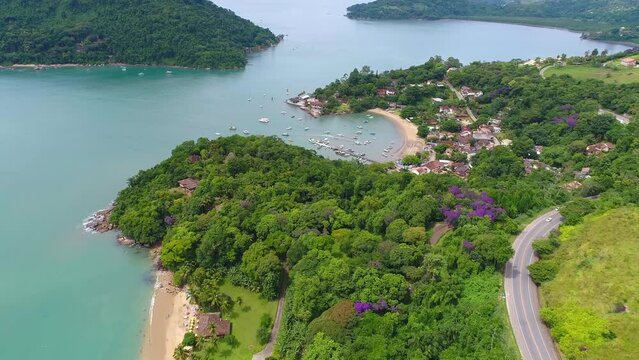 Stunning Drone footage over Paraty, Brazil, on the coast of Brazil
