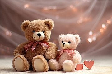 Valentine theme, teddy bears