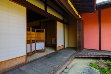 古民家の縁側（岐阜県恵那市）