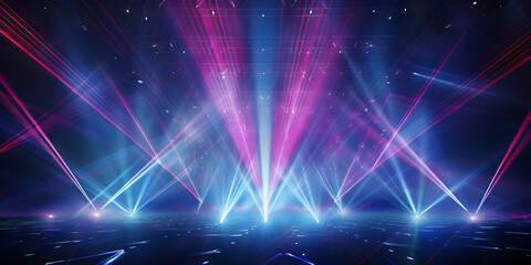 Fototapeta premium abstract background with nightclub lasers