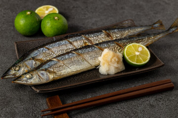 さんまの塩焼き