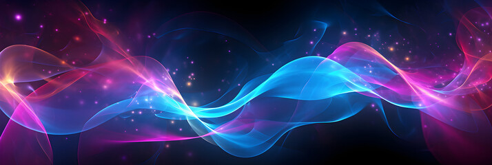abstract magical fantasy background banner