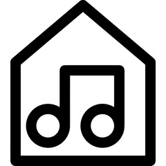 Home homepage icon symbol vector image. Illustration of the house real estate graphic property design image