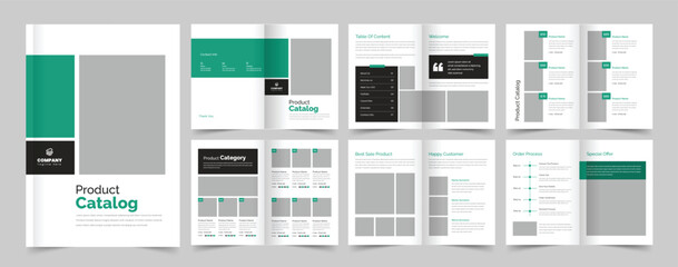 Modern Product Catalog, Brochure Design, Catalogue Template, Company Catalog, Beauty Product Catalogue,