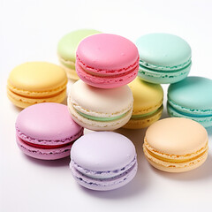 colorful macaroons