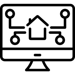 Home homepage icon symbol vector image. Illustration of the house real estate graphic property design image