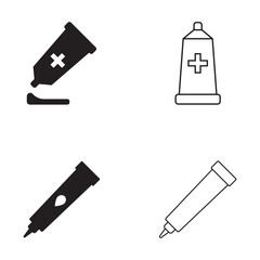 ointment icon vector