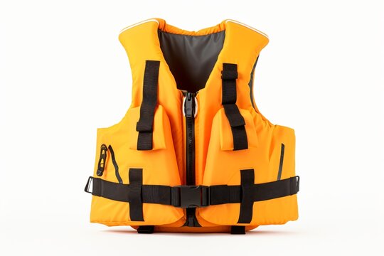 A lifejacket isolated on a white background