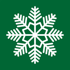 Snowflake icon isolated. Vector illustration