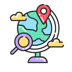 Geography Science Icon