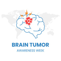 Vector graphic of International Brain Tumor Awareness Week